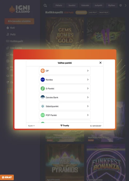 Login Igni Casino